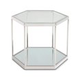 thumbnail image 2 of Home Gear Hexagon Silver End Table, 2 of 3