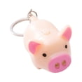 thumbnail image 1 of Xingzhi Pig Keyring Key Chain Bag Pendent Lamp Multipurpose Multicolored Ornament Metal Buckle DIY Prop Funny Keys Organizer Skin Color Flat Ring, 1 of 6