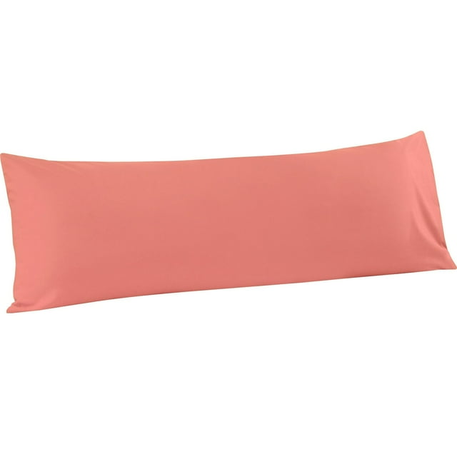 Under 10 Pillow Case Brushed Microfiber Body Pillow Cover Soft and Cozy Full Body Pillowcase for Adults 20" X 54" Khaki (Not Include Body Pillow)