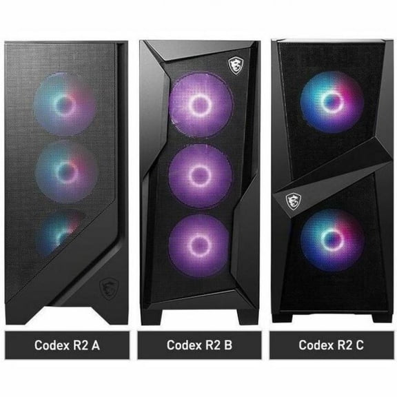 MSI Codex R2 Gaming PC Intel Core i7-14700F Nvidia RTX 5060 Ti 16G 32GB 2TB SSD W11HA - Mid-Tower Chassis - Intel B760 Chipset - ATX Motherboard - 32GB (2x16GB) DDR5 6000Mhz Dual Channel Memory - 2...