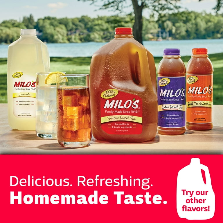 Milo's Sweet Iced Tea and Lemonade, 100% Natural, 20 fl oz Bottle