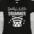thumbnail image 4 of Inktastic Daddys Little Drummer Childs Music Boys or Girls Baby Bodysuit, 4 of 5
