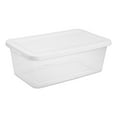 thumbnail image 5 of STERILITE 6-Quart Storage Bin Shoe Box - Clear 4 pack, 5 of 9
