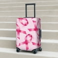 thumbnail image 2 of Lsque Breast Cancer Ribbons Awareness Printed Luggage Cover, Travel Luggage Protector,Scratch and Dirt Resistant, Fits 18-32 Inch Luggage - X-Large, 2 of 9
