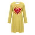 thumbnail image 4 of Perfectbot Women's Cotton Sleepshirt - Long Sleeve Printed Nightgown Comfy Casual Sleepwear, 4 of 6