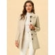 thumbnail image 2 of Abrigo de Invierno Allegra K Cuello de Piel Sintética Mujer Beige L, 2 of 6