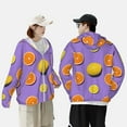 thumbnail image 4 of Lsque Yellow Lemon And Orange UPF 50+ Lightweight Sun Protection Men's Women's Long Sleeve Shirt, Hoodie Performance -Small, 4 of 9