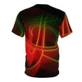 thumbnail image 2 of Love Music Original Red/Green Unisex Cut & Sew Tee (AOP), 2 of 7