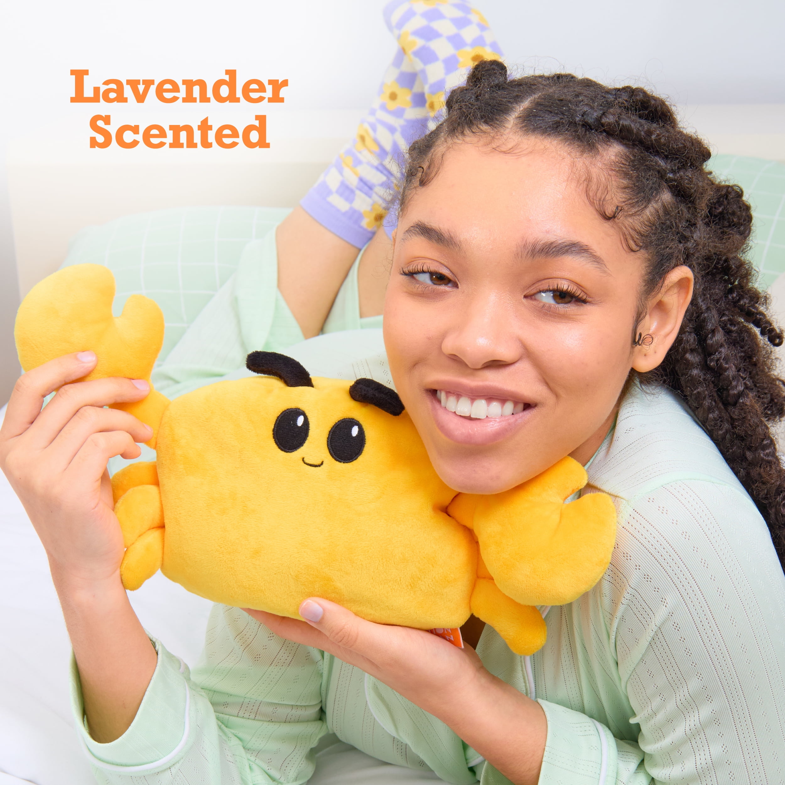 Happy Helpers Menstruation Crustacean Crab, Microwaveable Heating Pad for Cramps, Gifts for Teens
