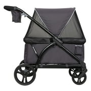 Baby Trend Expedition 2-in-1 Stroller Wagon, Large Cargo, Liberty Midnight Black