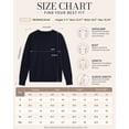 thumbnail image 7 of QUALFORT Women’s Crew Neck Pullover Sweater, Soft Lightweight Long Sleeve Knit Top, Navy, Size M, 7 of 7