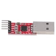 thumbnail image 1 of Ccdes Serial Adapter Module,USB To TTL Module,USB To TTL Module Serial Converter Adapter STC Downloader CP2102 Male Head With Jump Wire, 1 of 8