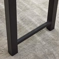 thumbnail image 6 of Black Outdoor Bench, Outdoor Metal Backless Bench, 46" Patio Garden Bench for Outdoor, All Wheather Outdoor Bench for Garden, Backyard, Porch, Black, 6 of 14
