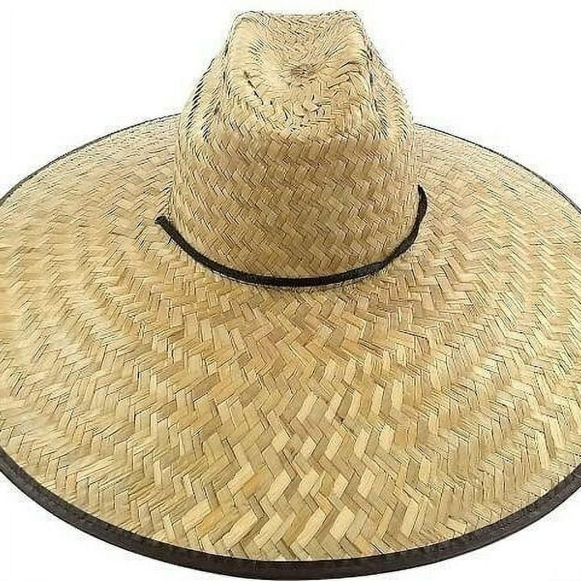 Double Weaved Hard Shell Natural Palm Straw HAT Sombrero  display picture 1
