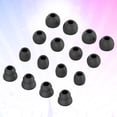 thumbnail image 2 of Shisuyan 1 Set 16pcs Silicone Earbuds Earmuffs Earphone Case Cover Comfortable Compatible for Pro Powerbeats3 (Black), 2 of 7