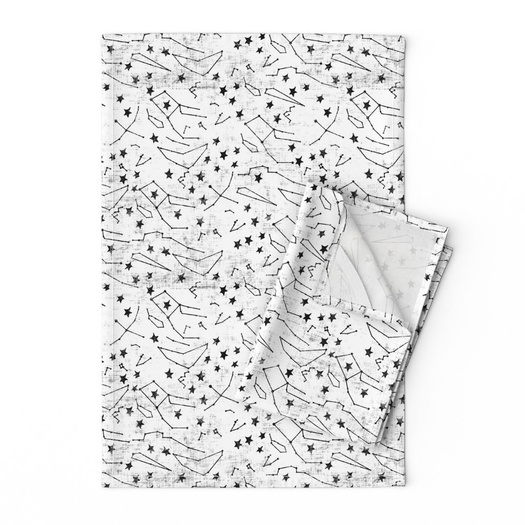 Pelagic Fish Marine Ocean Sea Linen Cotton Tea Towels by Roostery 