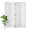 White, variant on Breltam 4 Panel Hollow Daisy Cutout Wooden Folding Room Divider Privacy Screen Freestanding Indoor Space Separator Temporary Wall Decorative Screen For Bedroom No Assembly Required,Light Burnt Wood