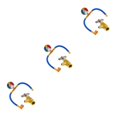 thumbnail image 1 of maskred for AC Charge Hose for Gauge, Car Kit R134A for Recharge Style A 3Set, 1 of 6