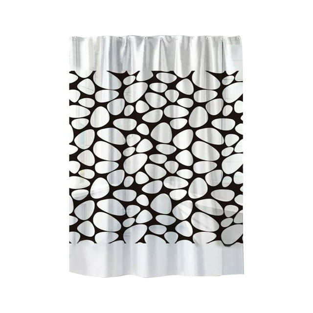 Crochets de Rideau de Douche Rideau de Douche de Salle de Bain Imperméable Impression Rideau de Douche Rideau de Salle de Bain Rideau de Séparation de Salle de Bain Pas Besoin de Percer pour Fournir des Crochets Rideaux de Douche pour Salle de Bain