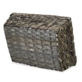 thumbnail image 3 of Large Rectangular Sea Grass Bamboo Utility Basket - Autumn 15in, 3 of 4