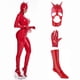 thumbnail image 1 of Catsuit de látex con aspecto húmedo para mujer, Sexy, con máscara, mameluco imitación cuero de Pvc, disfraz erótico de mujer, lencería de Pu, ropa para discoteca de talla grande, 1 of 4