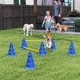 thumbnail image 2 of Dog Agility Hurdle Cone Set, Adjustable Obstacle Course Equipment, 2 of 10