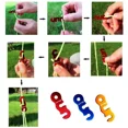 thumbnail image 2 of 4-Pack Reflective Reinforced Windproof Tent Ropes with Buckles Camping Accessories, 2 of 5