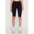 thumbnail image 4 of Women's Trendy Seamless Caged Detail High Waisted Biker Shorts, 4 of 5