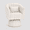 White-Pillow&Pocket, variant on CRERIYO 360° Swivel Accent Chair Set of 2, Cloud Velvet Upholstered Barrel Seat with a Pillow, Round Lounge seating for Living Room, Black