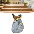 thumbnail image 4 of Welcome Bird Statue, Welcome Sign Decoration Cute Waterproof Weather   for Outdoor Home Garden Yard, 4 of 8