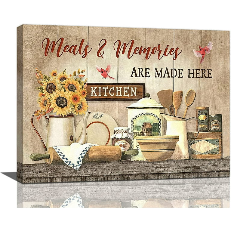 Kitchen on sale wall arts
