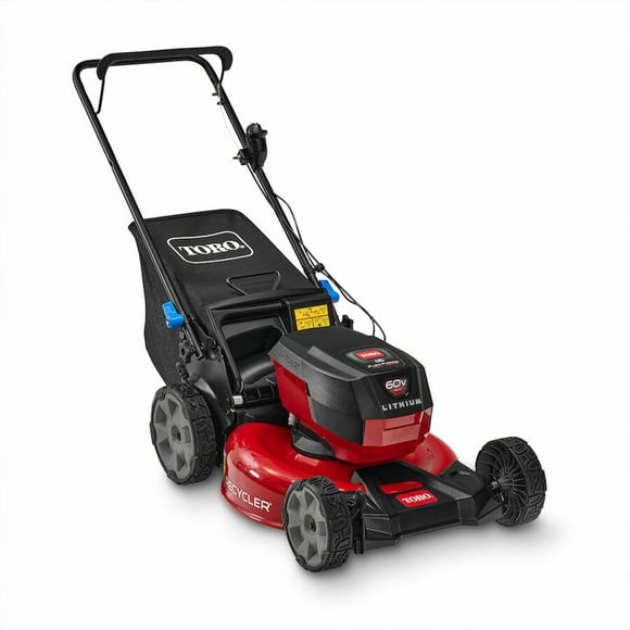 Toro Recycler 21” Deck 60V Max Brushless Push Lawn Mower Only, Black/Red