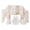 Beige, variant on 7Pcs Neutral Baby Clothes Gift Set Soft Cotton Newborn Layette Kit for Boys & Girls, Newborn Tops, Pants, Hat Pink,0-3 Months