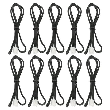 

10K Temperature Sensor Probe for Air Conditioner NTC Thermistor Waterproof Rust Resistant Sensitive Reliable Sensor Probe