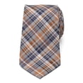 thumbnail image 3 of Gray Plaid Men's Tie, 3 of 5