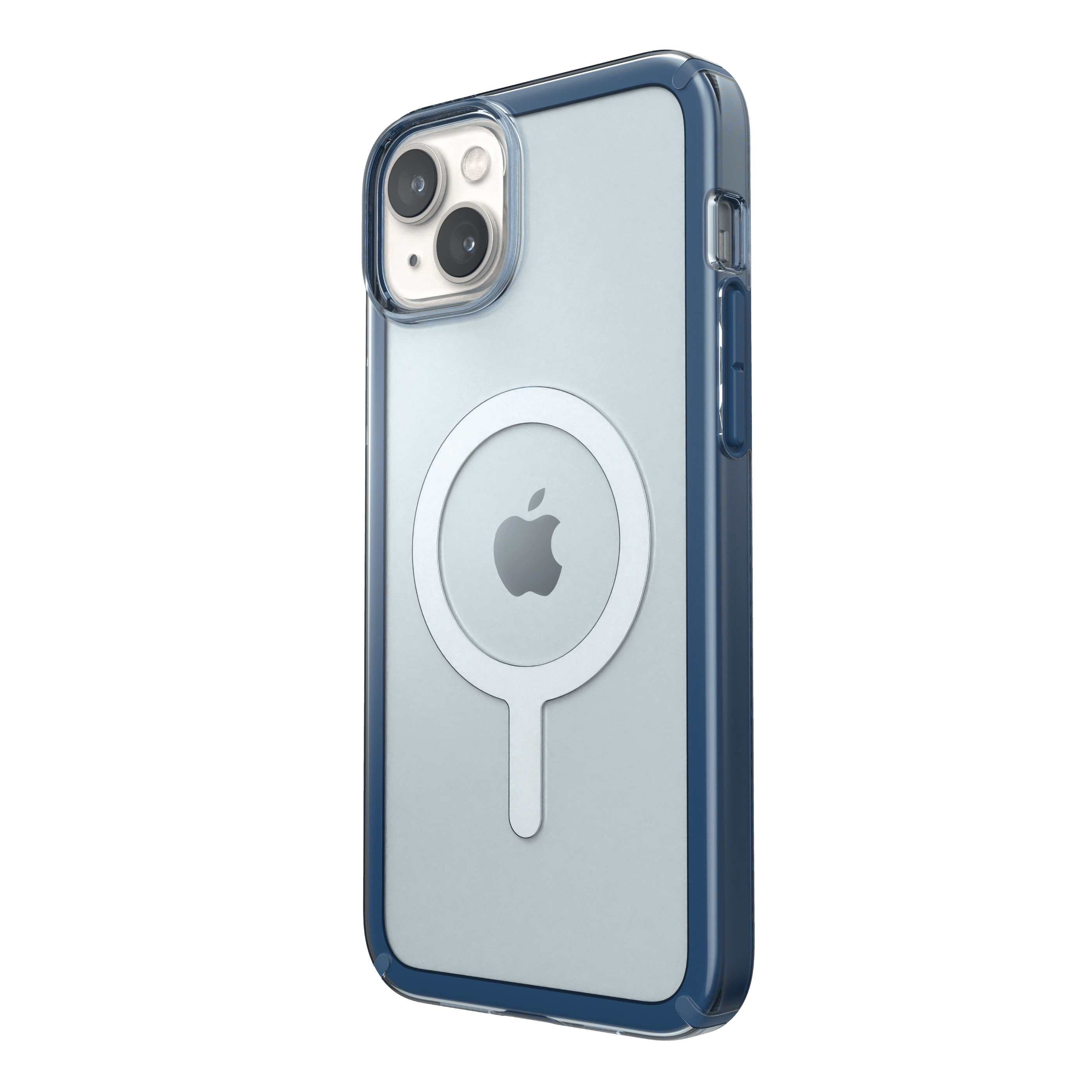 Speck iPhone 14 Plus GemShell with MagSafe Case in Glass Navy and Winter Navy