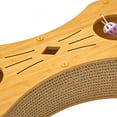 thumbnail image 4 of LGCASL Cat Scratching Post Toy Scratcher Tunnel Tunnel | Corrugated Scratcher for Indoor Outdoor Home Living Room Corner Floor, Khaki, 4 of 9