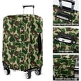 thumbnail image 3 of Travel Luggage Cover Suitcase Protector Fits 18-32 Inch Luggage Wheel Covers Patterned Travel Related Items Flower Luggage Protector Elastic Luggage Anti-scratch Suitcase Cover S, 3 of 5