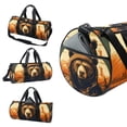 thumbnail image 3 of Bear Dance Bag, Shoe Bag, Duffle Bag, Luggage Bag: 17.7 Inch Sports Bag with Interior Zipper Pocket and Large Capacity, 3 of 6