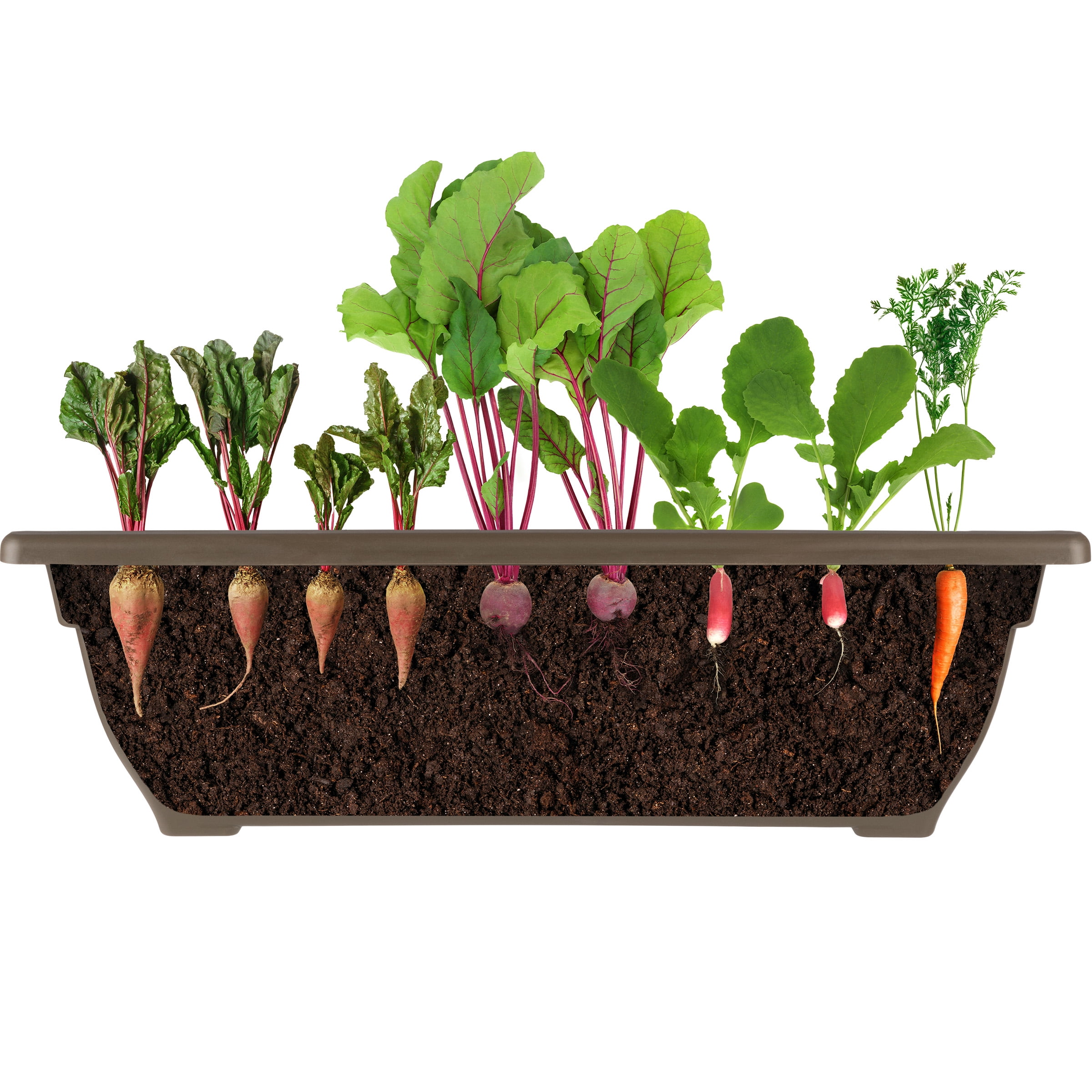 Pure Garden 5 Tier Vertical Planter Raised Garden Beds, Brown