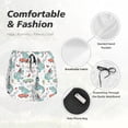 thumbnail image 6 of Haiem Music Lover Dinosaur Women's 2 in 1 Running Shorts - Lightweight Athletic Workout Gym Yoga Breathable Sports Shorts Liner with Phone Pockets-, 6 of 9