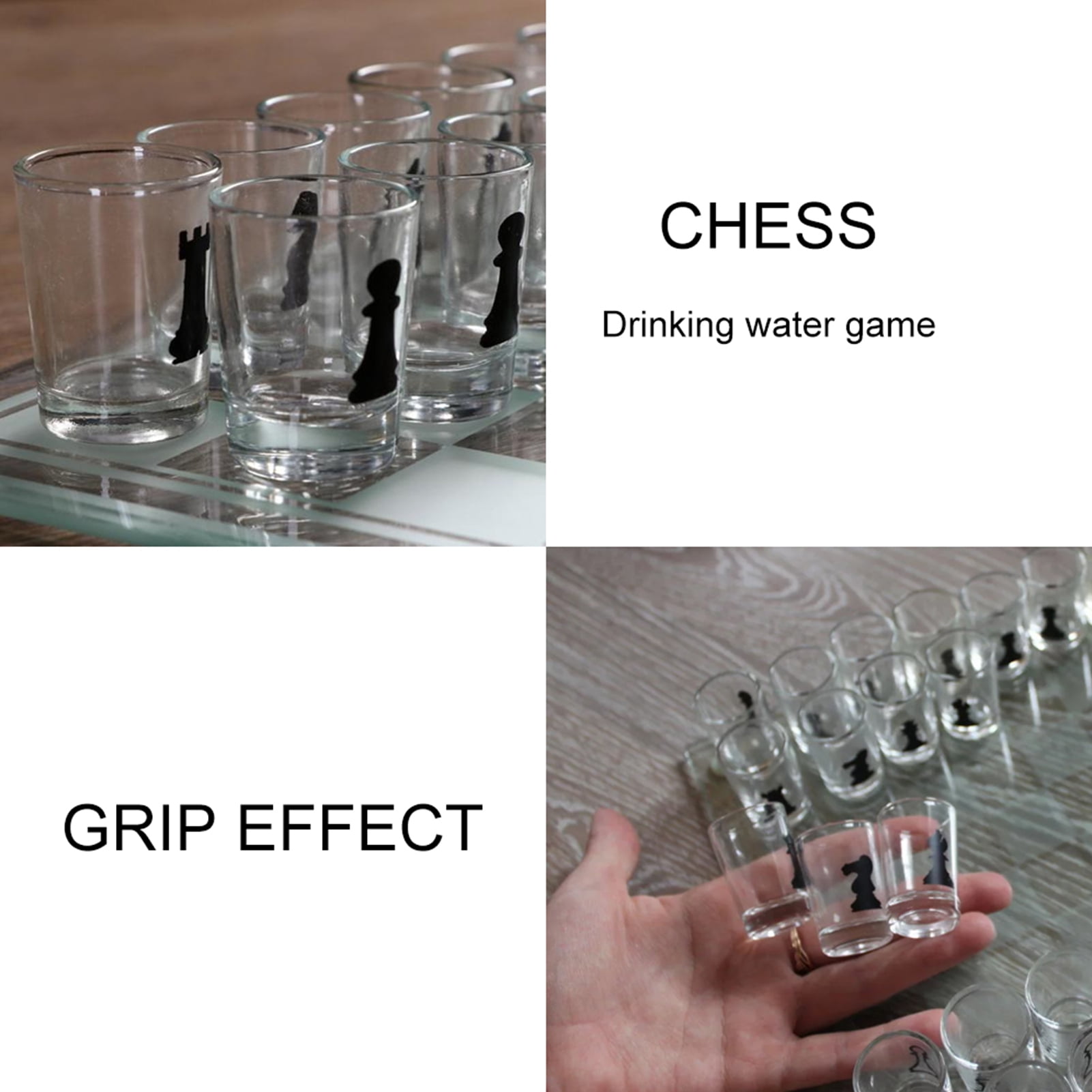 Chess shot Glass Set.