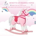thumbnail image 6 of Kids Rocker Rocking Horse Kids Plush Toy Rocking Horse Pony Toddler Ride on Animal Rocker,Toddler Rocking Chair, 6 of 6