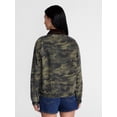 thumbnail image 3 of Madden NYC Women's Cotton Twill Bomber Jacket, Sizes XXS-XXL, 3 of 6