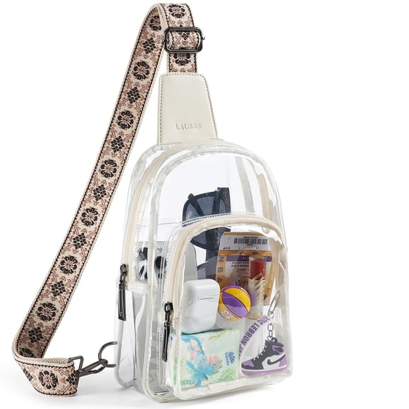 Bandolera transparente LATMAP para Mujer - Beige