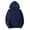 Navy, variant on Casual Hooded Blouses for Women Solid Baggy Long Sleeve Hoodies Kangaroo Pocket Pullover Tops Fall Winter Sweatshirts 2024