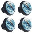 thumbnail image 2 of 4 Pcs Dolphin Knobs for Kitchen Cabinet Cupboard Dresser Bookcase Drawer Pulls Handles Round Home Decor, 2 of 8