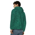 thumbnail image 4 of Naloa Teal Marble Men’s Hoodies, Zip up Hoodie, Sweatshirts,Hoodies for Men Sizes S-3XL-3X-Large, 4 of 5