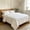 @001-Beige, variant on YiJuHui Stylish Voile Washed Summer Quilt | Cloud Soft Gauze Bedding | Lightweight Breathable Cooling Cover | All Season Comforter for Bedroom & Guest Room