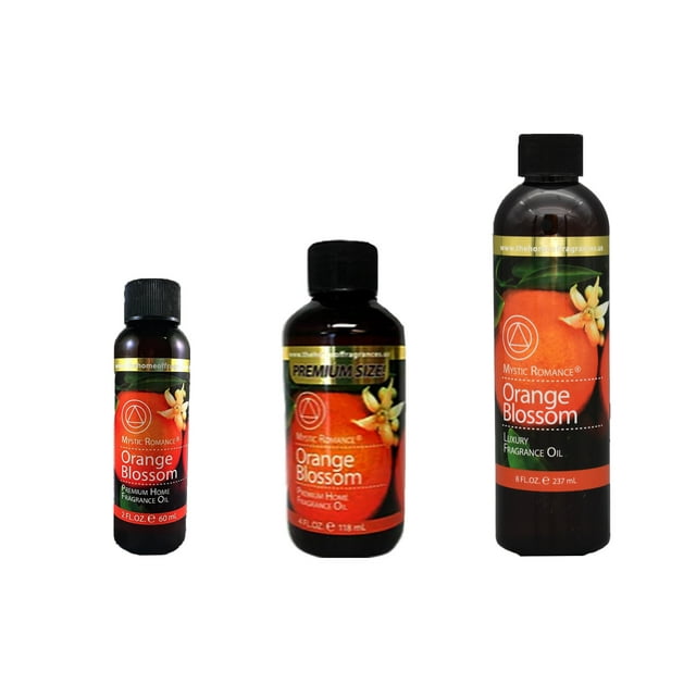 Mystic Romance Premium Home Fragrance Oil Scent ORANGE BLOSSOM SET 8FL